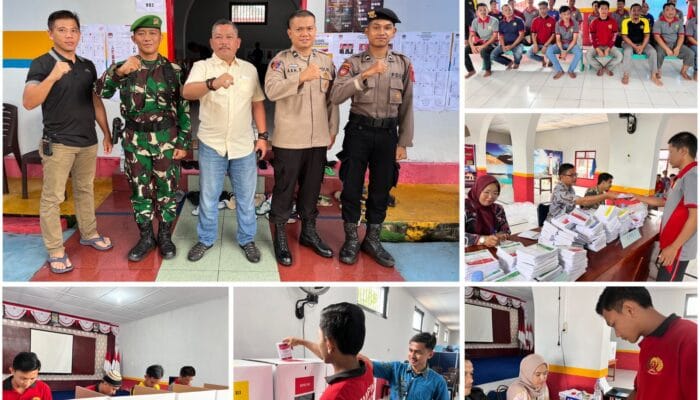 Rayakan Pesta Demokrasi, Ratusan WBP Nyoblos di Rutan Kelas II B Mentok