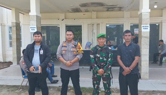 Kapolsek Mentok Pastikan Pemilu 2024 Berjalan Lancar