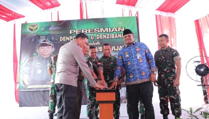 Hadiri Diperesmian Denpom II/5 dan Denzibang 5/II Bangka, Safrizal : Bukti Komitmen Bangun Pertahanan