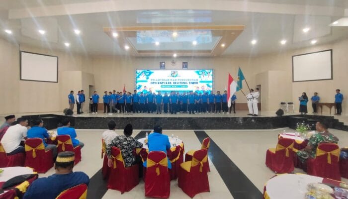 28 Anggota DPD KNPI Beltim Periode 2024-2027 Dilantik, Remil : Harus Sinergi Semua Elemen