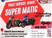 Buruan Booking Service Sekarang, Paket Hemat Super Matic Honda Babel Lagi Turun Harga Loh !