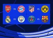 Hasil Drawing Liga Champions: PSG vs Barcelona, Arsenal vs Munchen