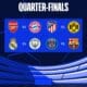 Caption: Tabel perempatfinal UCL. Foto: Twitter UCL.