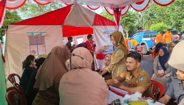 Jelang HUT ke-78 Persit, Kodim 0431/Babar Gelar Aksi Donor Darah