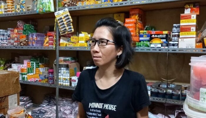 H-1 Jelang Puasa Harga Beras di Pasar Mentok Mulai Turun