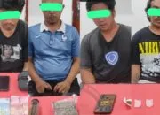 Dalam Waktu Sehari Empat Kawanan Pengedar Ganja di Mentok Dibekuk Polisi