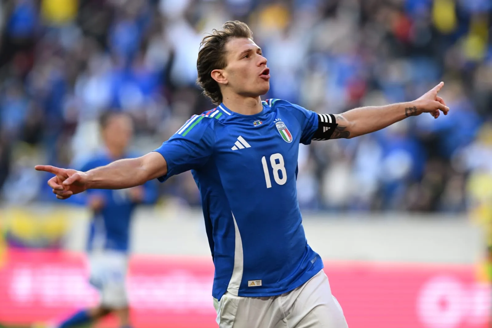 Pemain Inter Milan sekaligus Kapten Timnas Italia, Nicolo Barella. Foto: Twitter / Azzurri