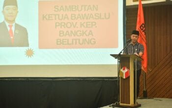 Ketua Bawaslu Provinsi Kepulauan Bangka Belitung (Babel) Em Osykar.