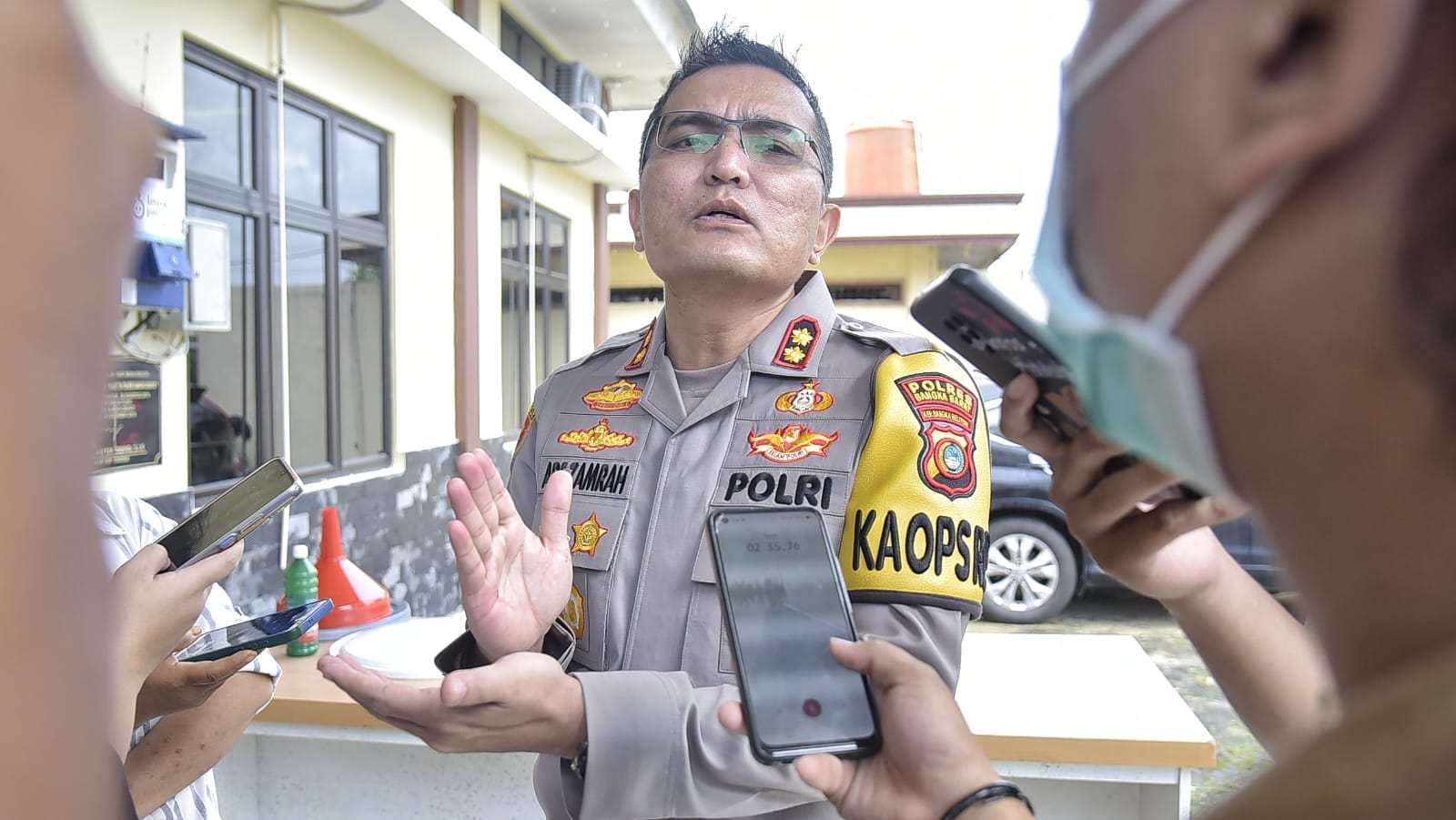 Kapolres Bangka Barat, AKBP Ade Zamrah. (Foto/Fierly)