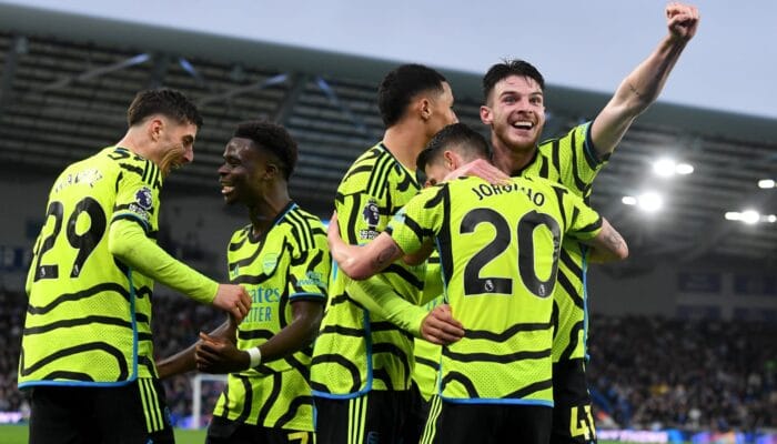 Kalahkan Brighton, Arsenal Bertengger di Puncak Klasemen Liga Inggris