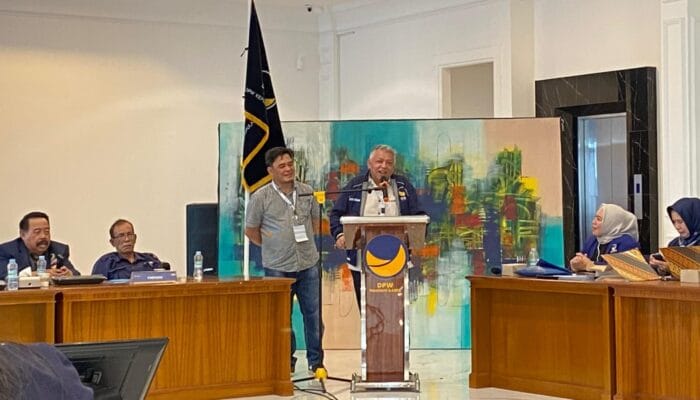 Tepis Isu Keretakan, Pasangan Sukirman dan Bong Ming Ming Resmi Daftar ke DPW Nasdem