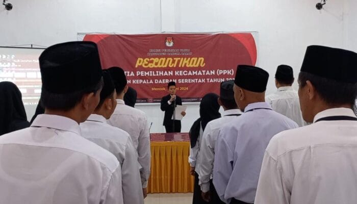 Lantik PPK Pilkada 2024, Darjiyono : 70 Persen Diisi Anggota Lama