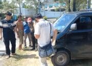 2 Mobil Terlibat Kecelakaan di Perempatan Lampu Merah Pal 2 Mentok