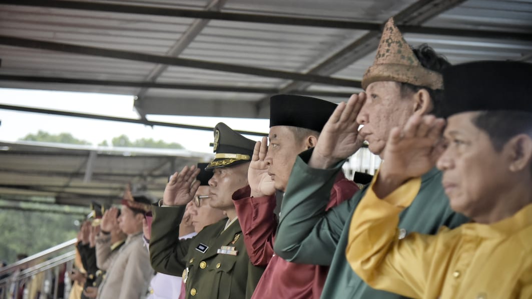 Turut hadir Ketua Bawaslu Babar beserta instansi terkait. Foto/Fierly