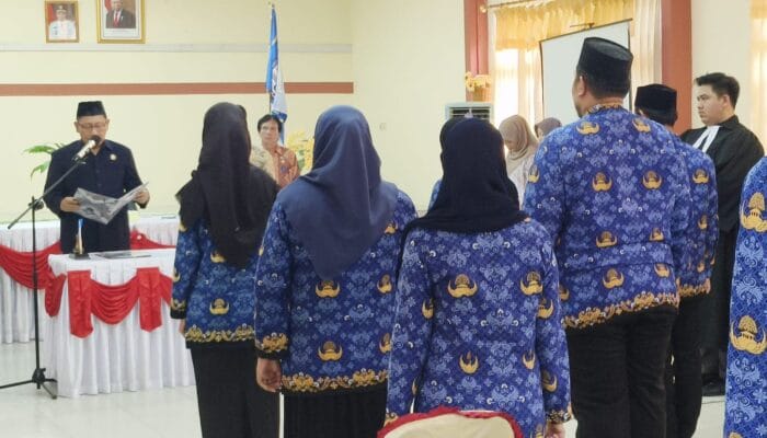 Sekda Babar Lantik 16 Pejabat Fungsional, Soleh : Semoga Amanah