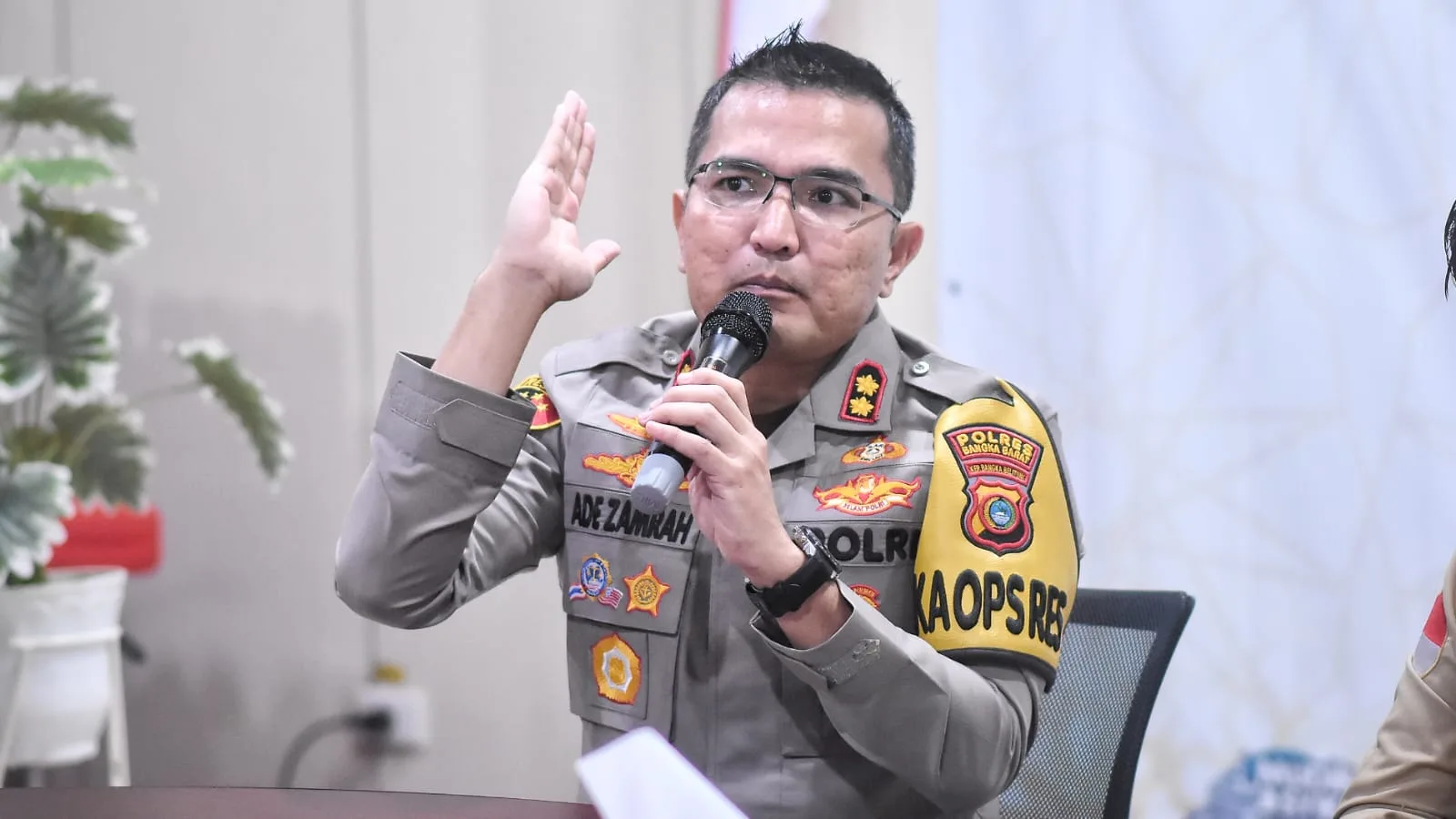 Kapolres Bangka Barat AKBP Ade Zamrah /dokumentasi sorotanbangka.com