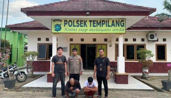 Dua Pelaku Pencurian di Pondok Kebun Dicokok Polsek Tempilang