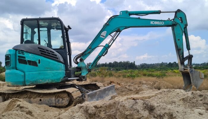 Operasi Peti 2024, Polres Bangka Barat Amankan Satu Unit Alat Berat