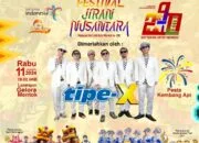 Festival Jiran Nusantara 2024 Hadirkan Band Tipe-X hingga Karnaval Budaya