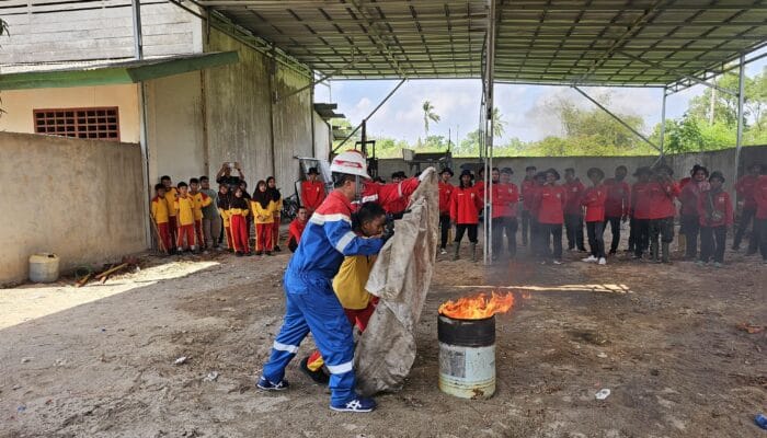 Kolaborasi Strategis Pertamina dan Manggala Agni, Edukasi Karhutla di Desa Pulau Semambu