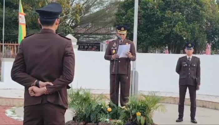 Upacara Peringatan Hari Lahir Kejaksaan, Bayu Sugiri Sampaikan Amanat Jaksa Agung