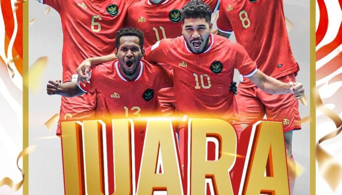 Tekuk Vietnam 2-0, Indonesia Kampiun Asean Futsal Championship2024