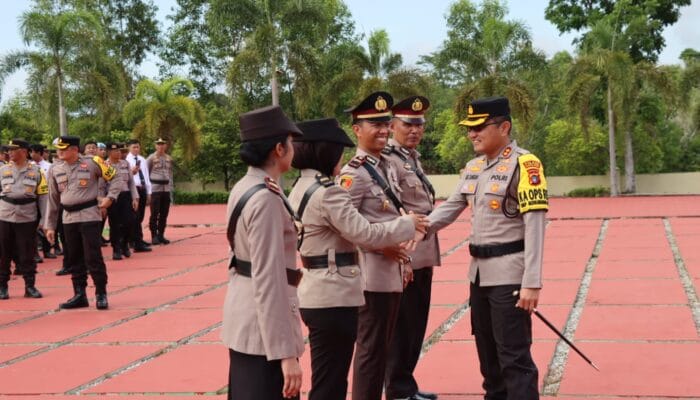 Mutasi di Polres Babar, Kasat Lantas dan Kapolsek Kelapa Pindah Tugas