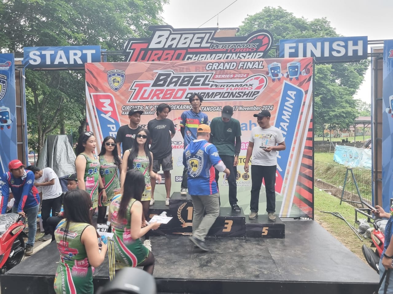 Daftar Pemenang Ajang Road Race BTC Serires Mentok 2024. Foto: Istimewa.