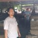 Ryan Marta Putra salah seorang pedagang di Pasar Tradisional Mentok. Foto: Rizki Ramadhani.
