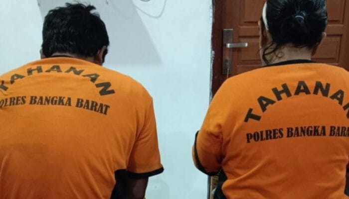 Demi Bayar Hutang, Pasutri di Mentok Nekat Edarkan Sabu