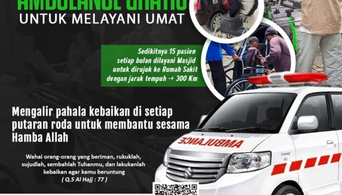 Masjid Baitul Hikmah Mentok Galang Donasi untuk Beli Ambulans