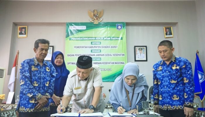 Pemkab Bangka Barat Taken Kerjasama dengan BPJS Optimalisasi Program JKN