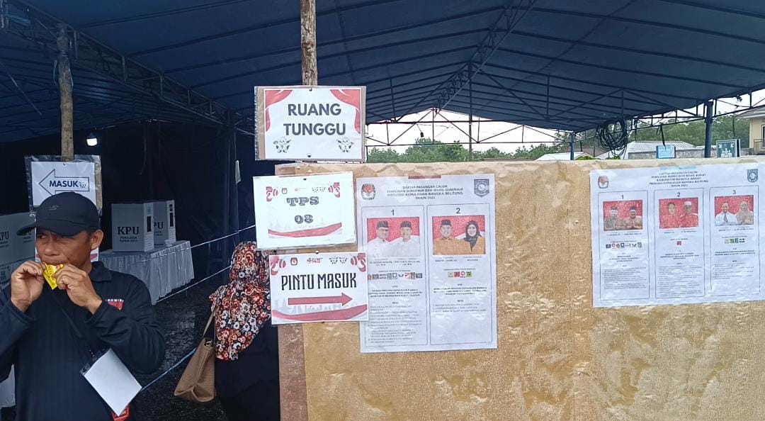 Caption: Tempat Pemungutan Suara (TPS) Pilkada 2024.