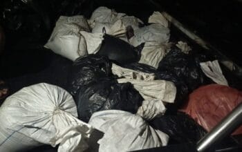 Timah yang diamankan di Belo Laut. Foto: Istimewa.