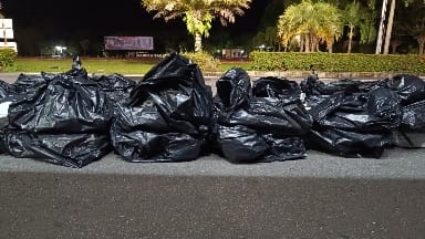 Barang bukti yang diamankan ke Mapolres Bangka Barat. Foto: Sorotanbangka/ Rama.