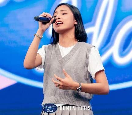 Penyanyi asal Bangka Belitung, Nadya Ramadhani. Foto: Instagram Indonesia Idol.