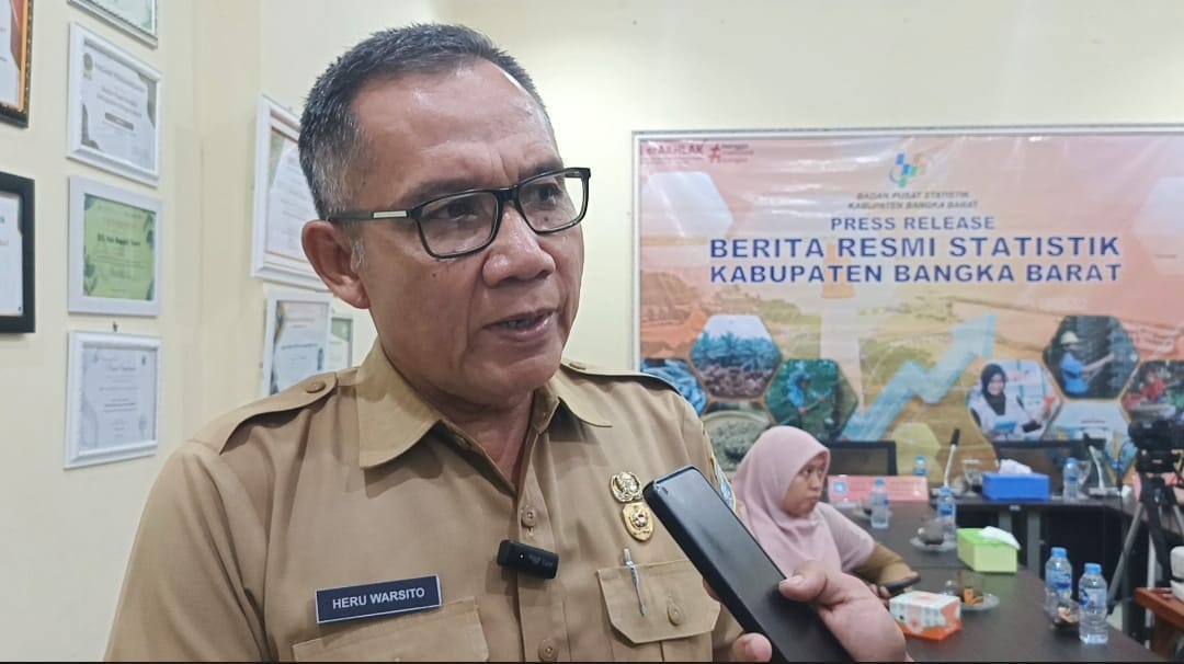 Foto : Asisten Bidang Perekonomian Dan Pembangunan Sekretariat Daerah, Pemkab Bangka Barat, Heru Warsito. (Sorotanbangka.com)