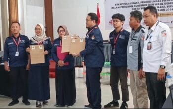 Caption : Rapat pleno tingkat kabupaten hasil pemilihan kepala daerah serentak tahun 2024.