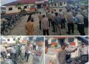 Polsek Sungai Selan Cek Kendaraan Dinas Dukung Program Ketahanan Pangan Pemerintah Pusat