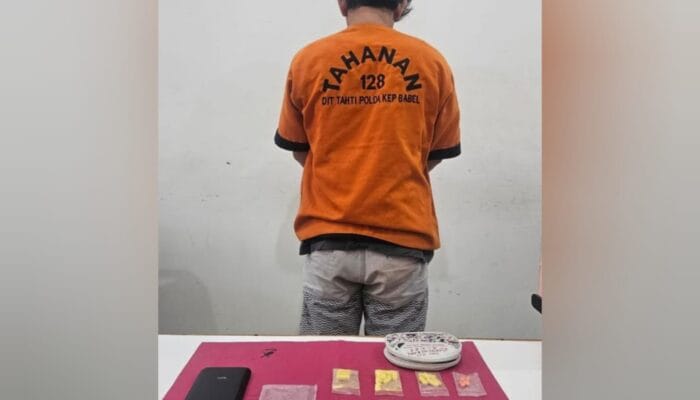 Afon Ditangkap Polisi, Diduga Miliki 126 Butir Ekstasi