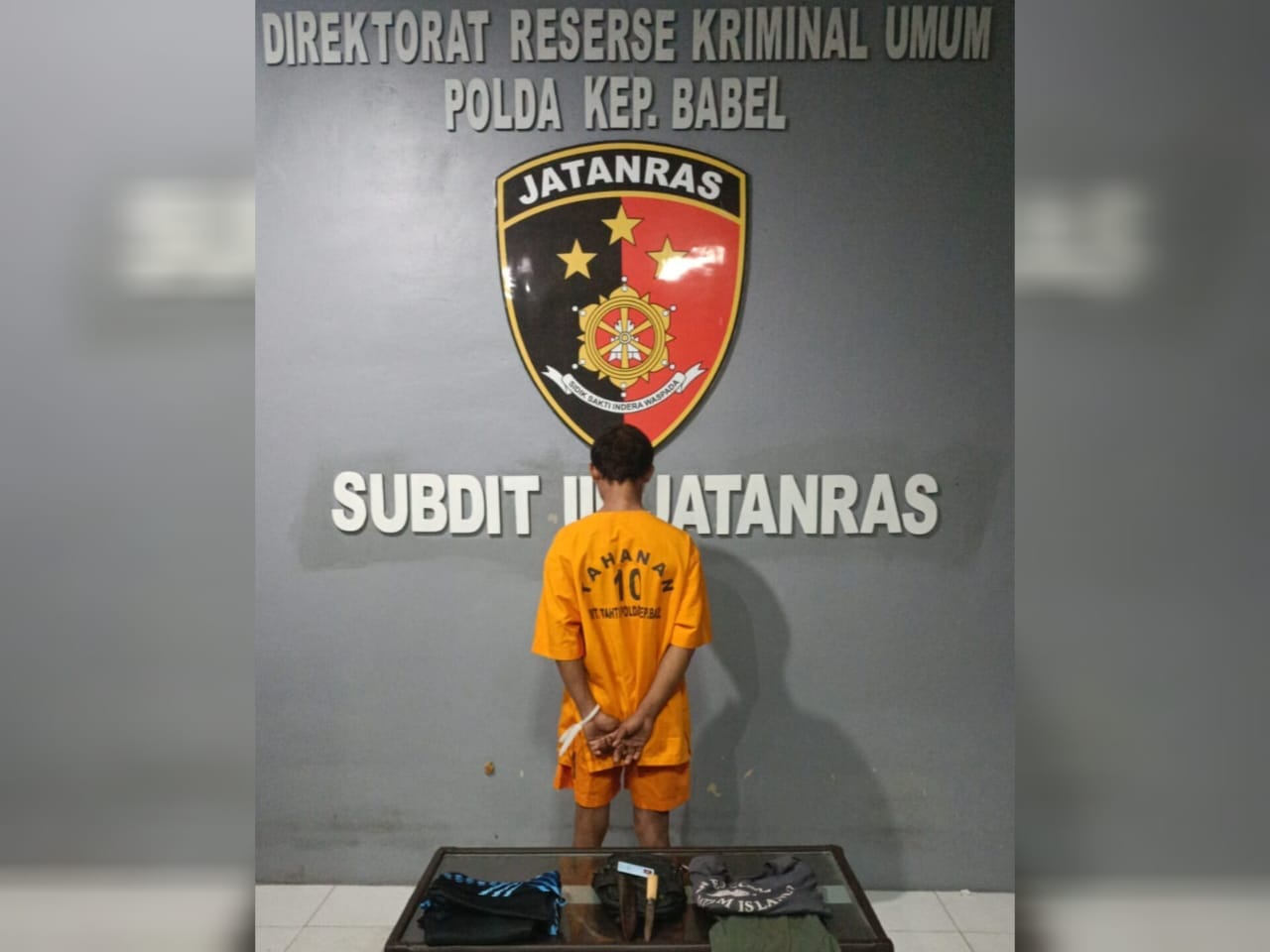 Polda Babel Ringkus Pemuda. Foto: Istimewa.