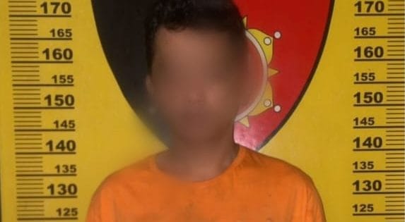 Yogi saat diamankan. Foto: Istimewa.