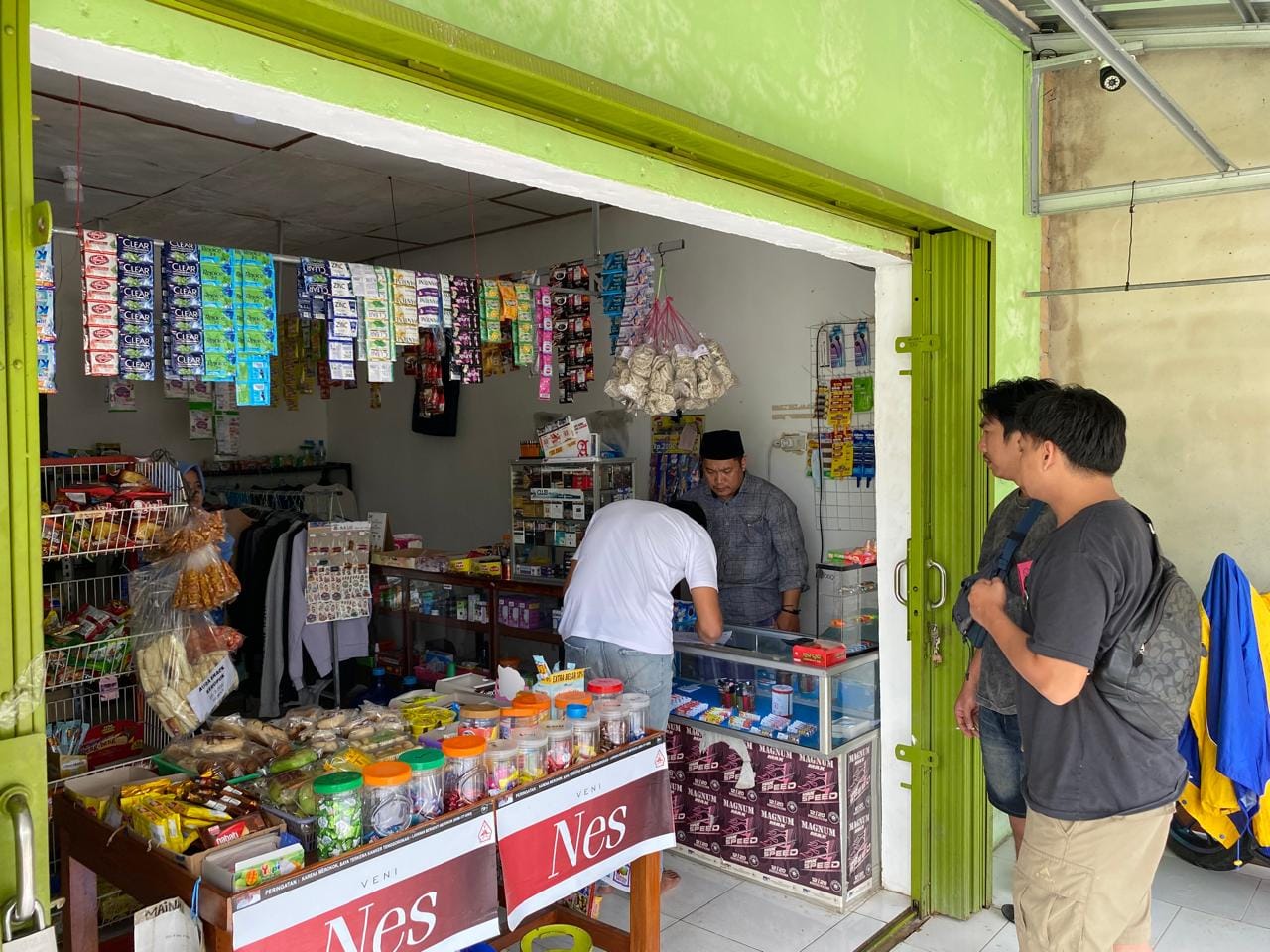 Warung yang dicuri oleh ZA. Foto: Istimewa.