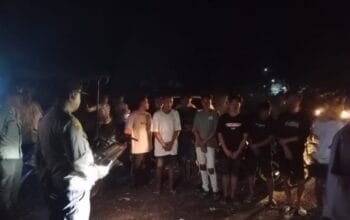 Polsek Jebus razia tempat tongkrongan remaja di Parittiga.