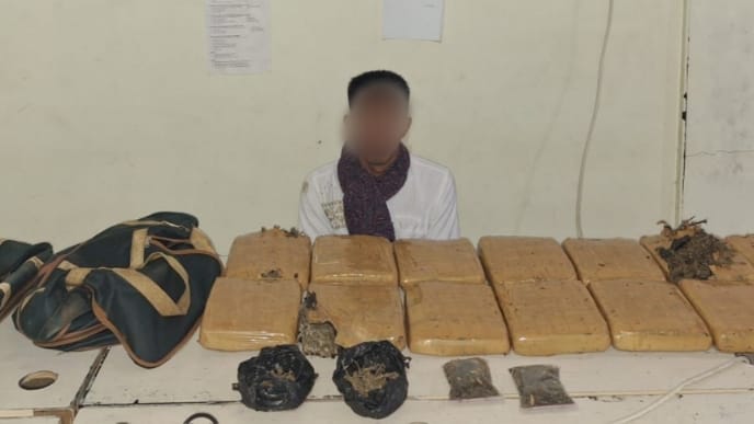 Tangkap Bandar Narkoba Jaringan Medan-Bangka, Polisi Sita 14 Kilogram Ganja
