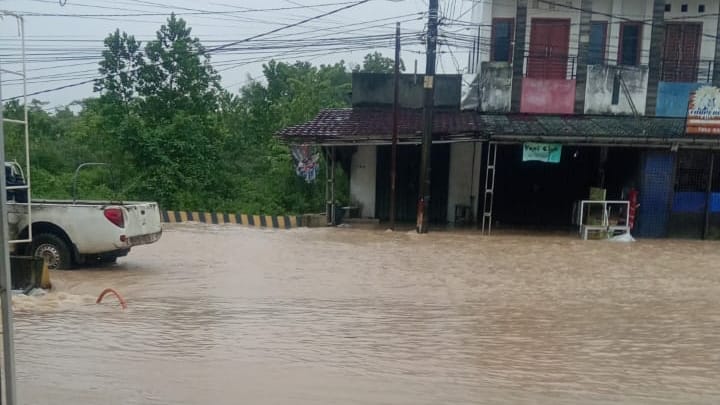 Banjir di Parittiga. Foto: Istimewa.