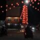 Ratusan lampion hiasi pasar Parittiga, Bangka Barat. (Sorotanbangka.com)