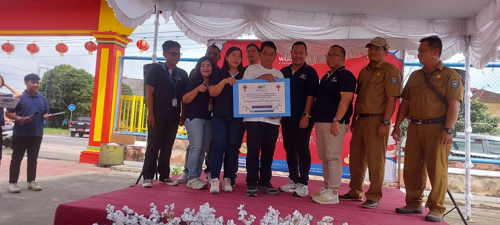 PT Wahana Ottomitra Multiartha Tbk (WOM Finance) membagikan Corporate Social Responsibility (CSR) sebagai bentuk kepedulian sosial. (Ist)