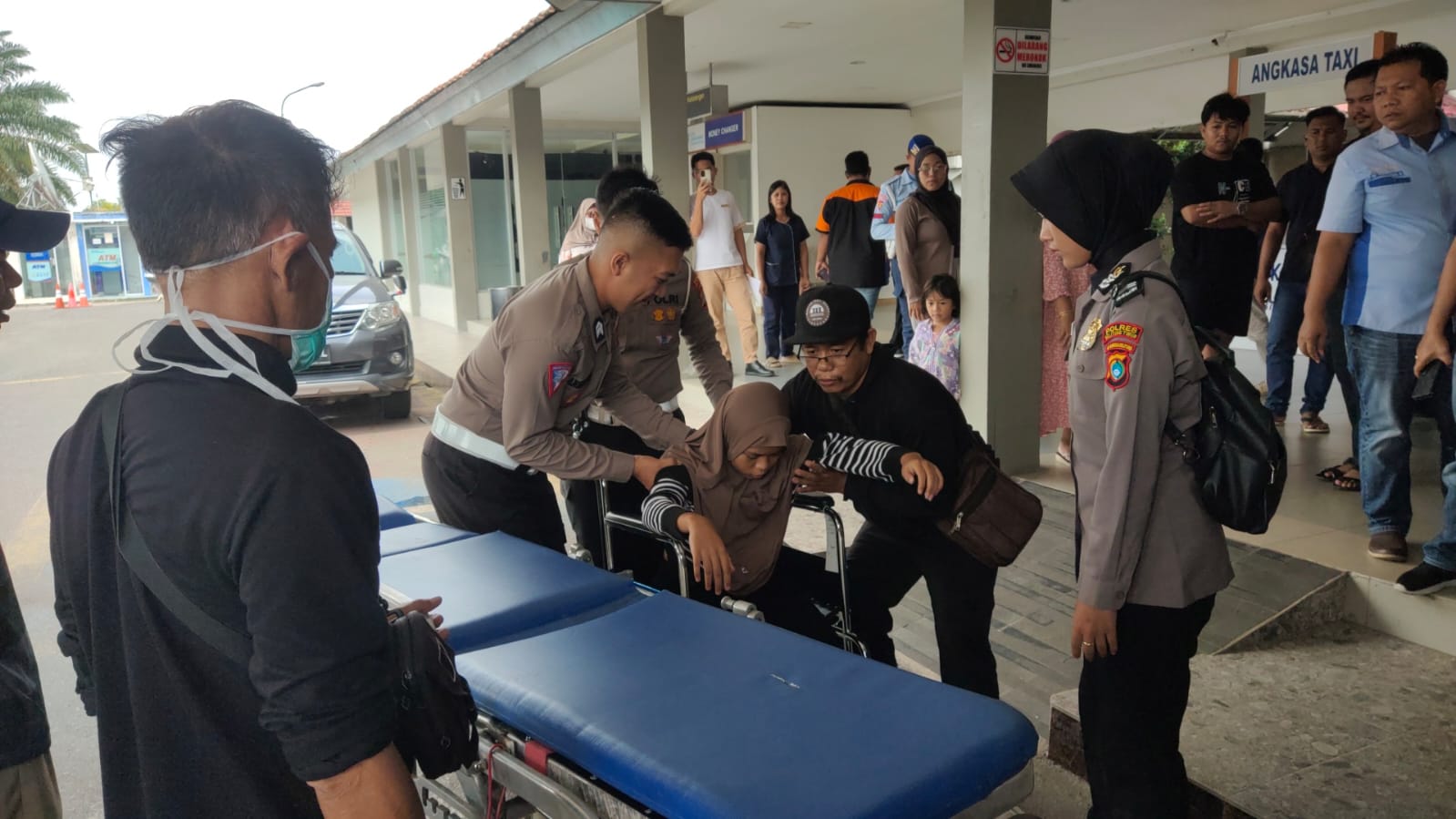 Saat tiba di Bandara. Foto: Istimewa.