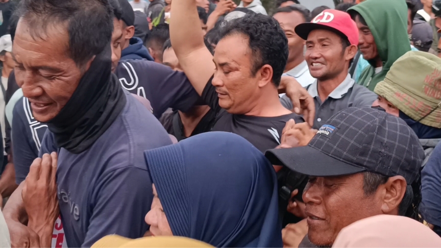 Polres Bangka Barat akhirnya melepas salah satu warga Desa Mayang, Kecamatan Simpang Teritip, Kabupaten Bangka